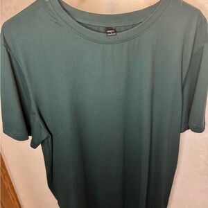 Manfinity Forest Green Short Sleeve Crew Tee